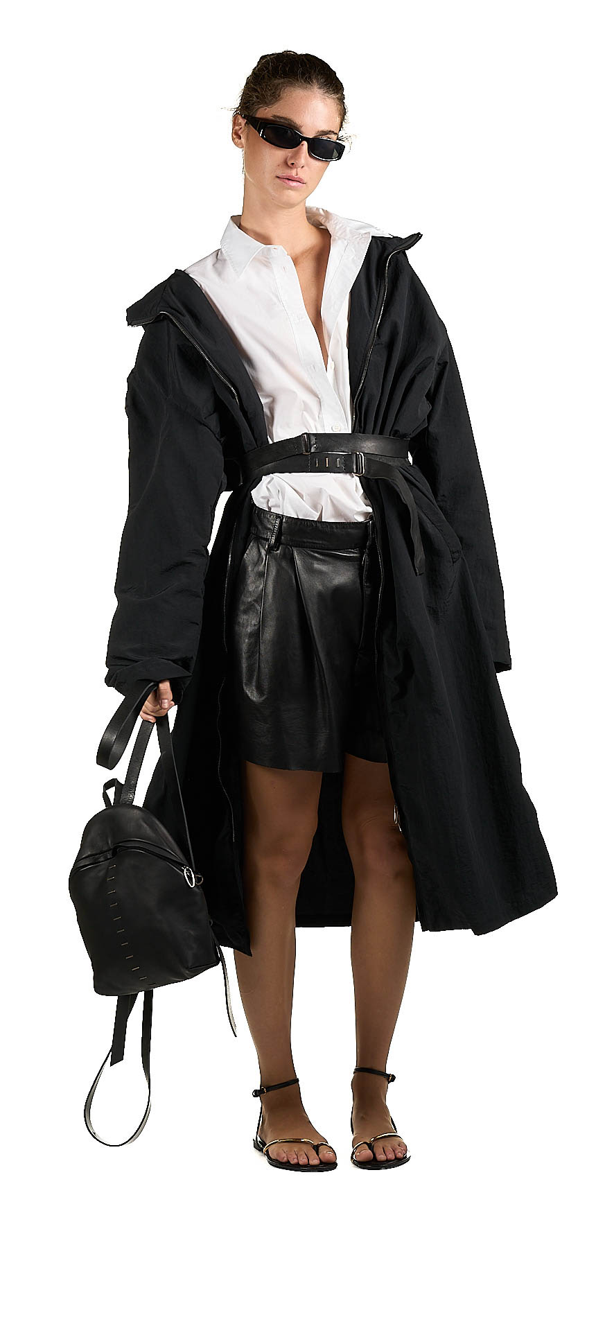 daniele basta leather and silver bags - WEARING